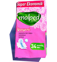 Molped Ultra Hijyenik Ped Normal 34'lü 1 Adet