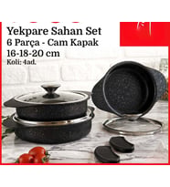 KAPAKLI SAHAN SETİ 3 LÜ
