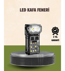 3’ü 1 Arada LED Far Şarj Edilebilir Sensörlü Manyetik 10 Saat Kullanım