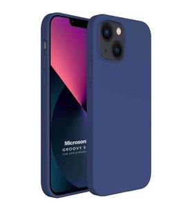 Microsonic Apple iPhone 13 Mini Kılıf Groovy Soft Lacivert