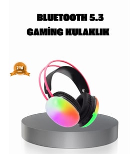 Ergonomik RGB Bluetooth Kulaklık 3D Ses