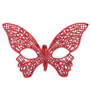 Kırmızı Dantel Masquerade Maskesi 7 No (5047)