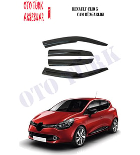 Renault Clio 5 2020 Mugen Cam Rüzgarlığı Ön-Arka (Siyah)