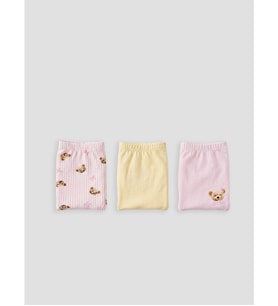 LCW Kids Ekru Kız Çocuk Boxer 3'lü