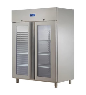Öztiryakiler Monoblok Çift Cam Kapılı, Dik Tip Buzdolabı, Gn 1200 Nmv Model, 304 Kalite