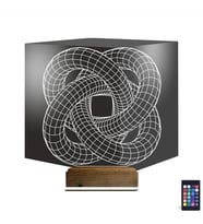 Luvivia Geometrik Dekoratif 3D Lamba - Masa Gece Lambası