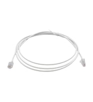 PATCH CORD  UTP CAT6 2 MT SLIM WHITE  (08F007)