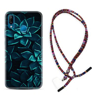 Huawei P20 Lite Mate 10 20 Lite Pro P40 Lite KılıfBoyun Asklı Rasta Silikon Mistik Çiçekler 1650