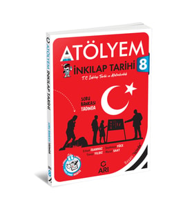 Arı Yayıncılık 2024 -2025 Müfredat 8.sınıf İNKILAP TARİHİ VE ATATÜRKÇÜLÜK ATÖLYEM  + YAZILI EKİ SORU BANKASI (Çok Renkli)