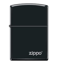 Zippo Mat Siyah Logo Çakmak(218C-000033)-Z187