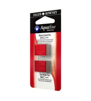 Daler Rowney Aquafine 1/2 Tablet Suluboya 2'li Set ALIZARIN CRIMSON/ROSE MADDER HUE 