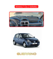 RENAULT Clio 2 EKRANLITORPİDO KORUMA HALISI KIRMIZI KENAR