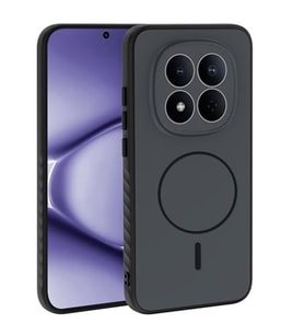 Coverzone Xiaomi Redmi Note 15 Pro ?le Uyumlu Kamera Lens Korumal? K?l?f Magsafe Uyumlu Kablosuz ?arj �zellikli Tea Silikon Telefon K?l?f? Siyah