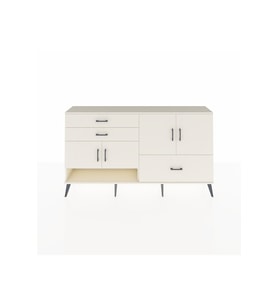Arges Konsol 3 Raflı 3 Çekmeceli 4 Kapaklı 176x30x99 Aytaşı-Aytaşı