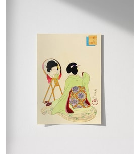 Çerçevesiz Poster Kimono ve Güzellik