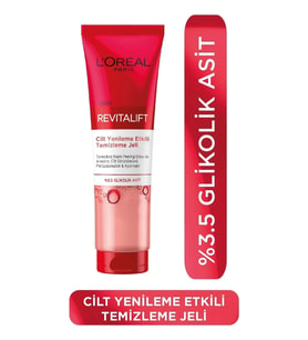 LOreal Paris Revitalift Cilt Yenileme Etkili Temizleme Jeli 150 Ml- Glikolik Asit 3600524019440