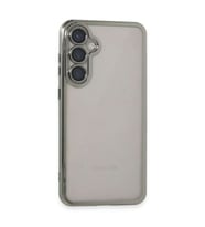 Samsung Galaxy S23 Fe Kılıf Razer Lensli Silikon - Gümüş