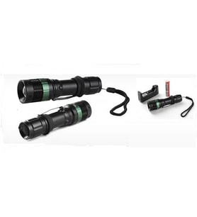 Northcity 500 Lumen Şarjlı El Feneri – 600 Metre Zoomlu Uzun Menzilli LED El Feneri
