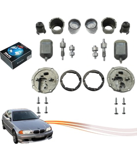 BM W E46 (Kare Şekil), E53 Mini Cooper Land Rover Freelander Jeep Katlanır Ayna Set Sağ ve Sol Takım