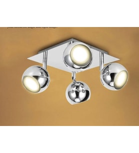 MYLİGHTS 4lü krom SPOT  KÜRE PANASONIC GÜN IŞIĞI AMPULLÜ hareketli duvar aplik  led avize   