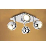 MYLİGHTS 4lü krom SPOT  KÜRE PANASONIC GÜN IŞIĞI AMPULLÜ hareketli duvar aplik  led avize   