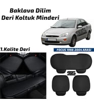 Ford FOCUS 1 1998–2004 Arası Siyah Deri Oto Koltuk Minderi