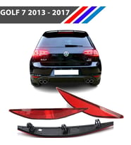 VW Golf 7 Arka Tampon Reflektörü Sol ve Sağ Takım 2013 - 2017