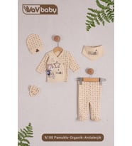 VaVBaby Organik Hastane Çıkışı 5’li Bear Star