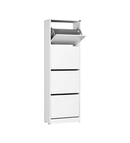 Adore Mobilya Flat Duo 4 Katlı Ayakkabılık-Mat Beyaz 51x157x26 cm (GxYxD)