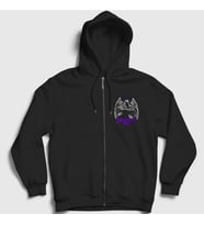Presmono Unisex Siyah Logo Wwe Güreş The Judgment Day Fermuarlı Kapüşonlu Sweatshirt 511670tt