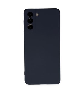 Samsung Galaxy S21 Plus Kılıf Nano İçi Kadife Silikon - Lacivert