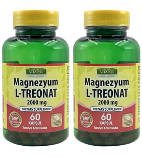 Vitapol Magnezyum L-Treonat 2x60 Vegan Kapsül