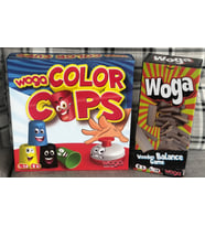 2 OYUN BİRDEN WOGA COLOR CUPS (ETKİNLİKLİ EĞİTİCİ YENİ RENKLİ BARDAKLAR) -  WOGA WOODEN BALANCE GAME AHŞAP DENGE OYUNU