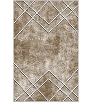 Eliana Home Baskılı, Yıkanabilir Kaymaz Taban Salon Halısı LNA1669 100x150 cm (Kahverengi)