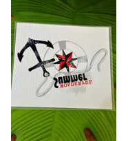 19X17 CM ÜTÜ İLE YAPIŞAN DENİZCİ ÇAPA TRANSFER BASKI ARMA