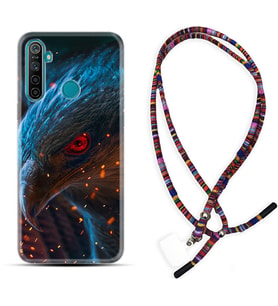 Realme 5i 5 Pro 6i 7 Pro 8 Kılıf Boyun Asklı Rasta Silikon Şahin 1756