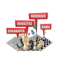 Btoys Satranç Zeka ve Strateji Oyunları 5 Oyun 1 Arada BT-325760
