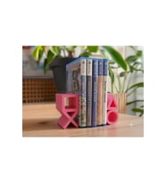 PS5 Logolu CD Stand Rafı, İkonik Tuş Simgeli Oyun Kutusu (CD) Rafı – Stand Organizer