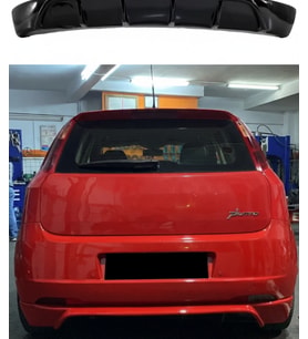 🚘 Fiat Punto Grande Arka Ek (Plastik) – Dayanıklı ABS Malzeme, Sportif ve Şık Tasarım, Kolay Montaj (Standart)