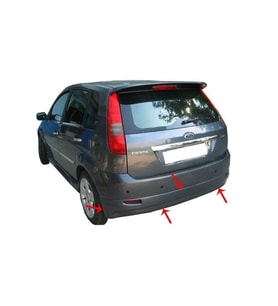 Ford Fiesta Uyumlu 5 Arka Tampon Altı Fiber 2002-2008