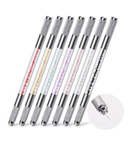 ELLEA NAIL MİCROBLADİNG DÜZ VE YUVARLAK TEBORİ KAŞ KALEM ÇİFT TARAFLI