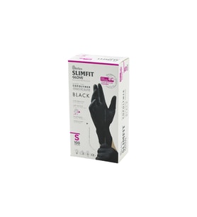 REFLEX SLİMFİT GLOVE KOD-033 S SİYAH PUDRASIZ MUAYENE ELDİVEN 100LÜ (5680)