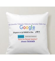 Kişiye Özel Dünyanın En İyi Babası Google yastık 1.Kalite Kadife Süet Kumaş