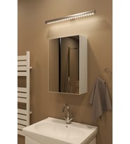 Tek Kapaklı Lavobo Üstü Aynalı Banyo Dolabı