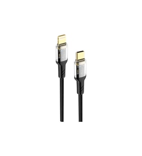 Type-C Lightning Şarj Kablosu 20W Hızlı Şarj iPhone Data ve Şarj Kablosu (Siyah)