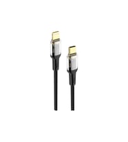 Type-C Lightning Şarj Kablosu 20W Hızlı Şarj iPhone Data ve Şarj Kablosu (Siyah)