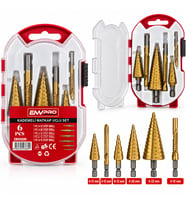 6PCS MATKAP UÇLU KADEMELİ SET 4-12MM - 4-20MM - 4-32MM - 3MM - 6MM - 8MM