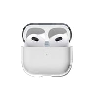 Apple Airpods 3. Nesil Uyumlu Kılıf Şeffaf Sert Kristal Zore Airbag 14 Kılıf (Renksiz)