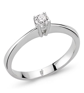 Romeo Pırlanta 0.18 Ct Tektaş Yüzük RM-10013 (Çok Renkli)
