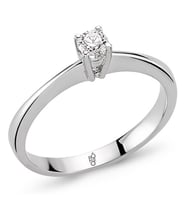 Romeo Pırlanta 0.18 Ct Tektaş Yüzük RM-10013 (Çok Renkli)